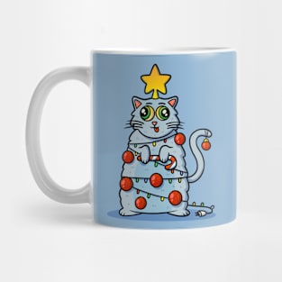 Merry Cat-mus Meow Mug